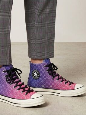 Converse Chuck 70 High Sneakers Happy Camper Gradient Purple M7/W9 Game Royal